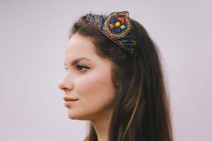 WOVEN WINGS Embroidered Hair Slides